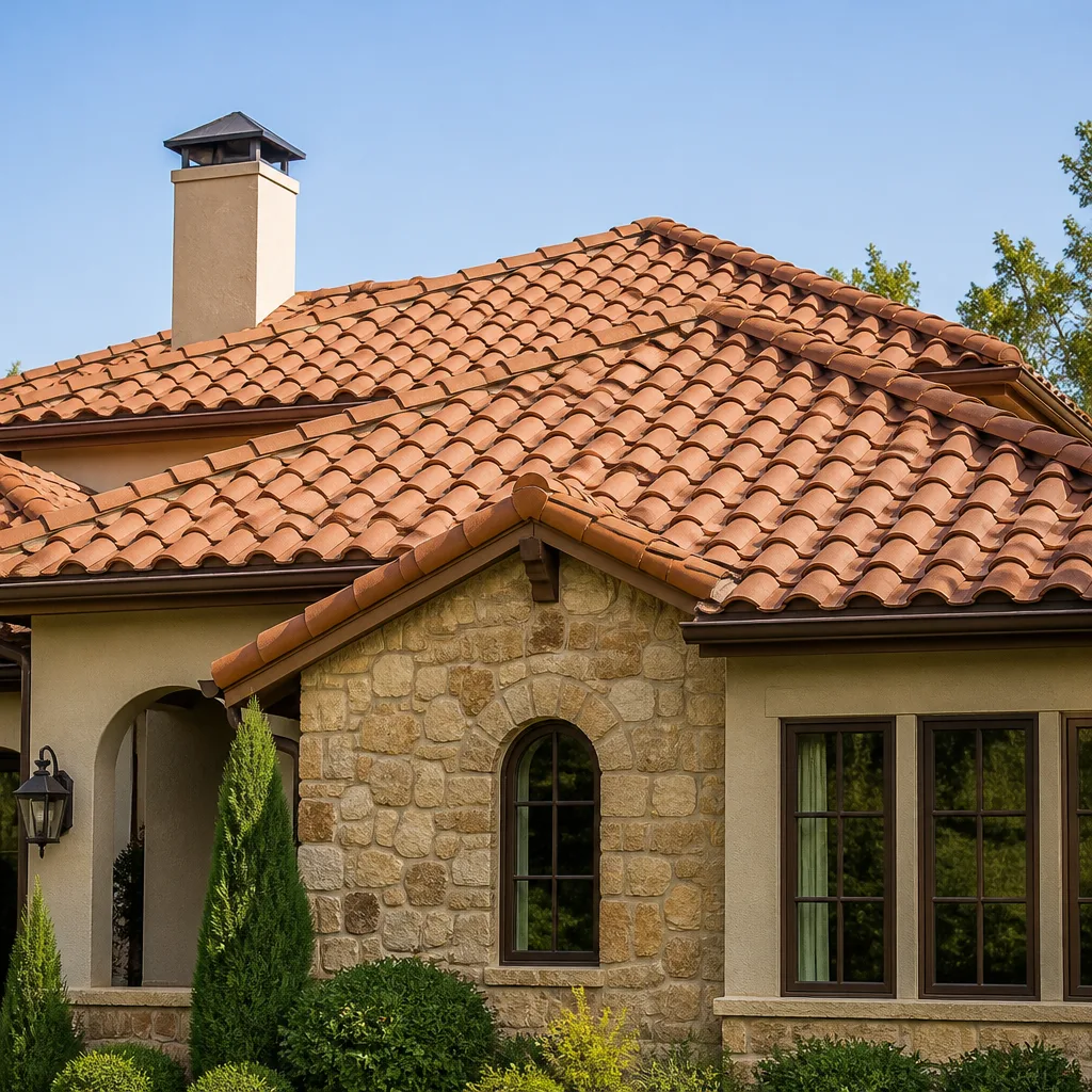 Tile roofing